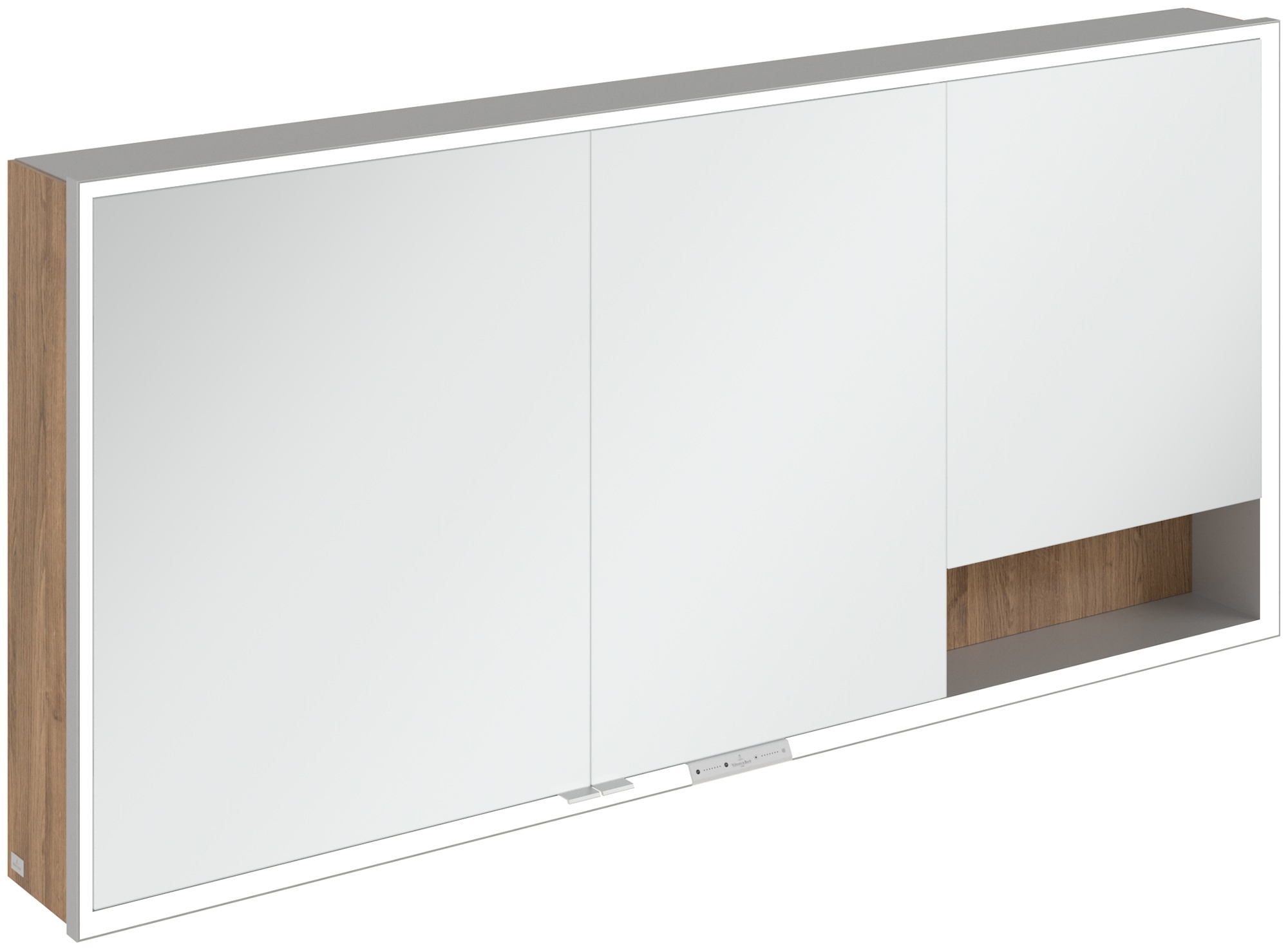Darmowa Dostawa - Szafka 160x16.8x75 cm z lustrem dąb Villeroy & Boch My View+ A48116RH