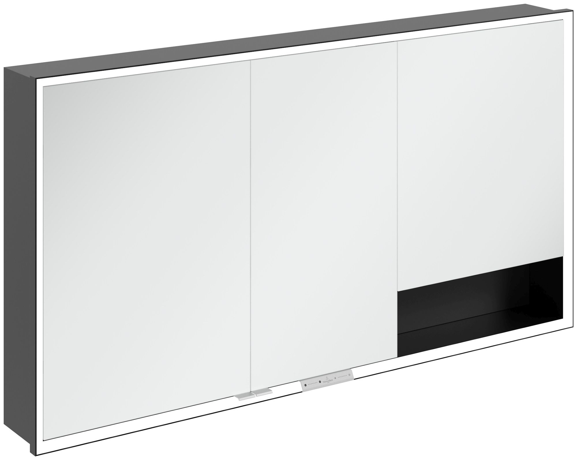Darmowa Dostawa - Szafka 140x16.8x75 cm z lustrem czarna Villeroy & Boch My View+ B48214VL