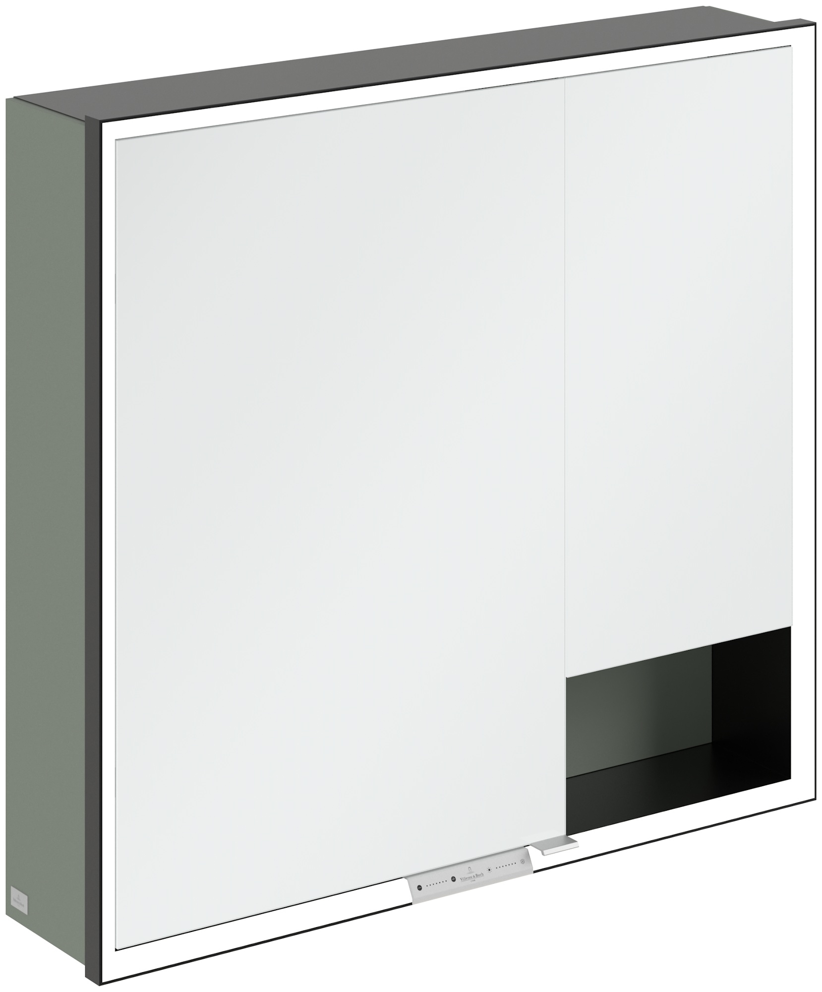 Darmowa Dostawa - Szafka 80x16.8x75 cm z lustrem zielona Villeroy & Boch My View+ B48180AF
