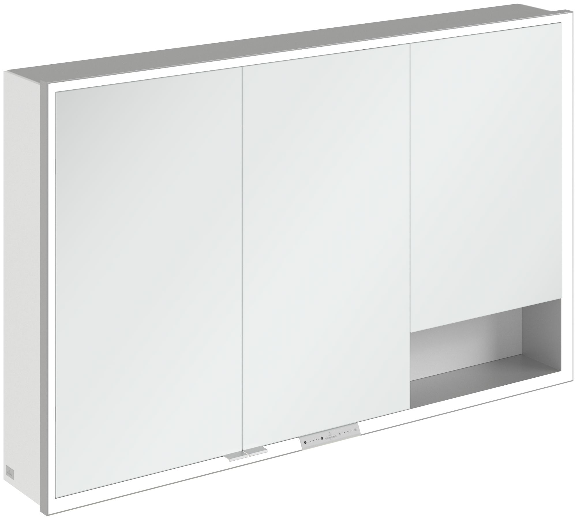 Darmowa Dostawa - Szafka 120x16.8x75 cm z lustrem biała Villeroy & Boch My View+ A48112VF