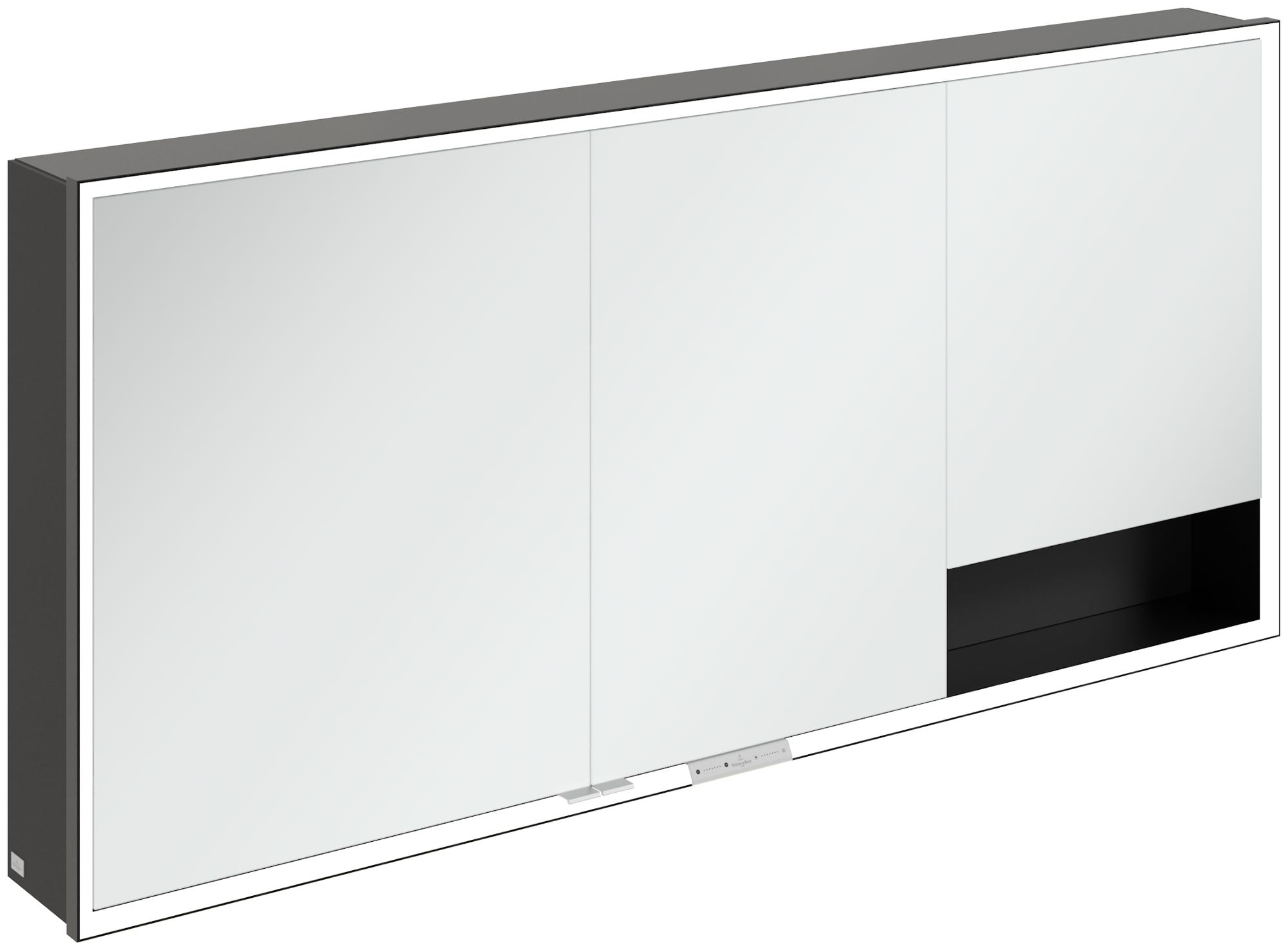 Darmowa Dostawa - Szafka 160x16.8x75 cm z lustrem czarna Villeroy & Boch My View+ B48116VL
