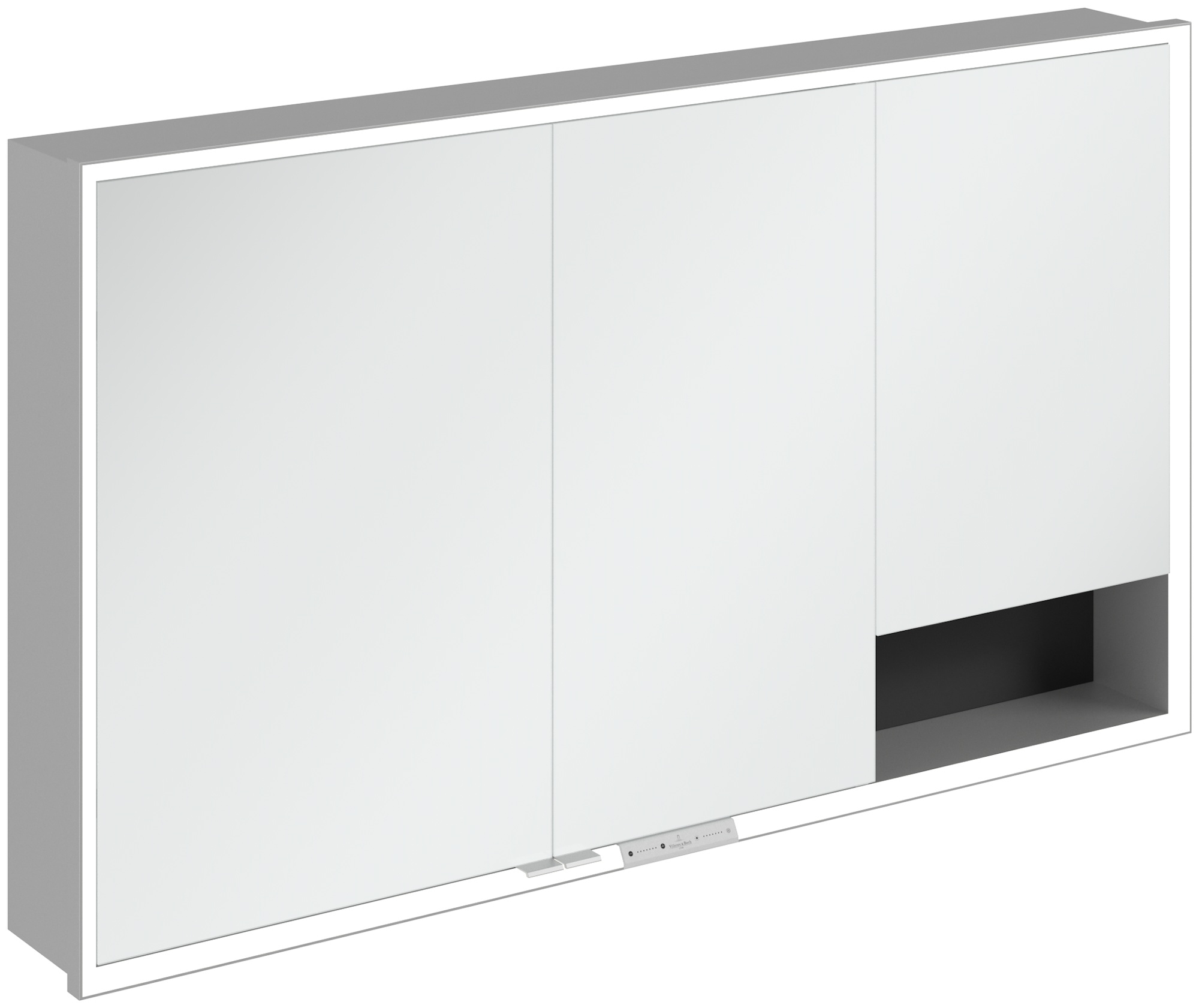 Darmowa Dostawa - Szafka 130x16.8x75 cm z lustrem czarna Villeroy & Boch My View+ A48213VL