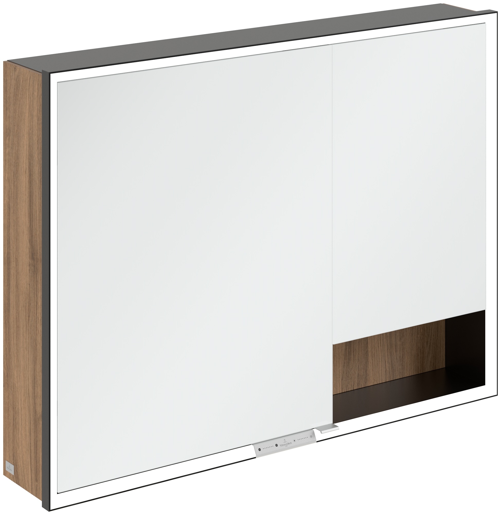 Darmowa Dostawa - Szafka 100x16.8x75 cm z lustrem dąb Villeroy & Boch My View+ B48110RH