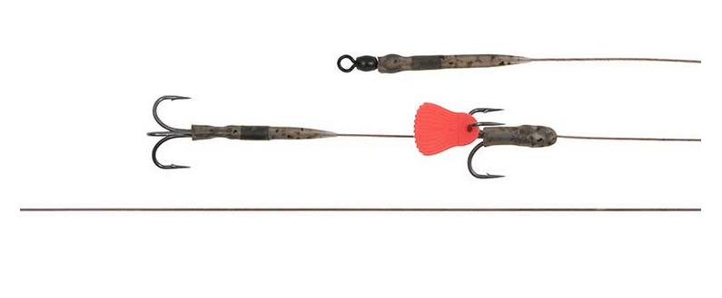 Fox Rage Dozbrojka Predator Twin Treble Trace Barbed 52cm 40lb