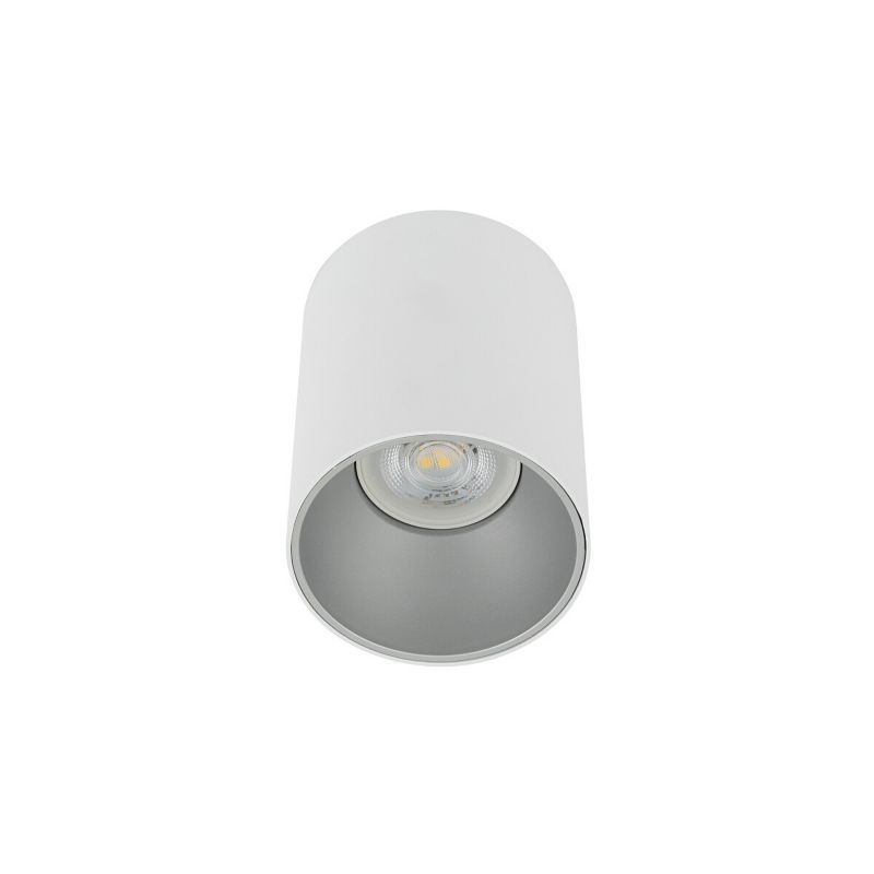 Reflektor spot Nowodvorski Lighting Eye biało-srebrny 1 x GU10 x 10W IP20 wym: 9 x 9 cm - 1 szt.
