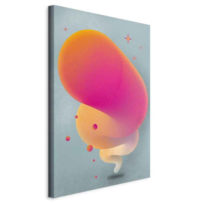 Obraz Artgeist Różowa smuga 60 x 90 cm flizelina 1 szt