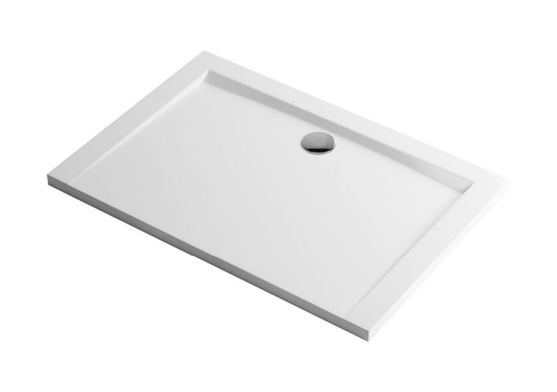 Brodzik prysznicowy Excellent Forma prostokątny 80x120 cm akrylowy biały 1 szt.