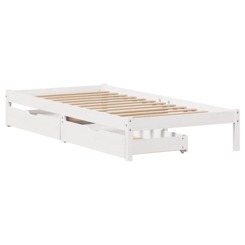Łóżko drewniane WaszeMeble 90x200 cm biała WM-3301431 1 szt.