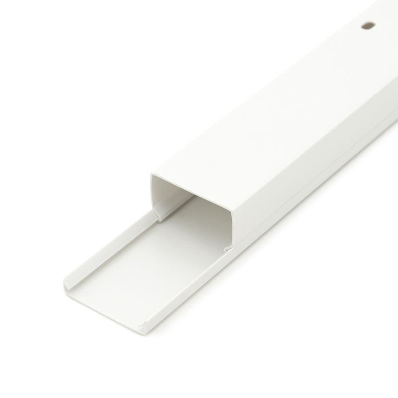 Korytko kablowe CanaLux CNL-C-40025-40, kanał elektroinstalacyjny 40x25mm z pokrywą 80 mb, białe, 40 szt.