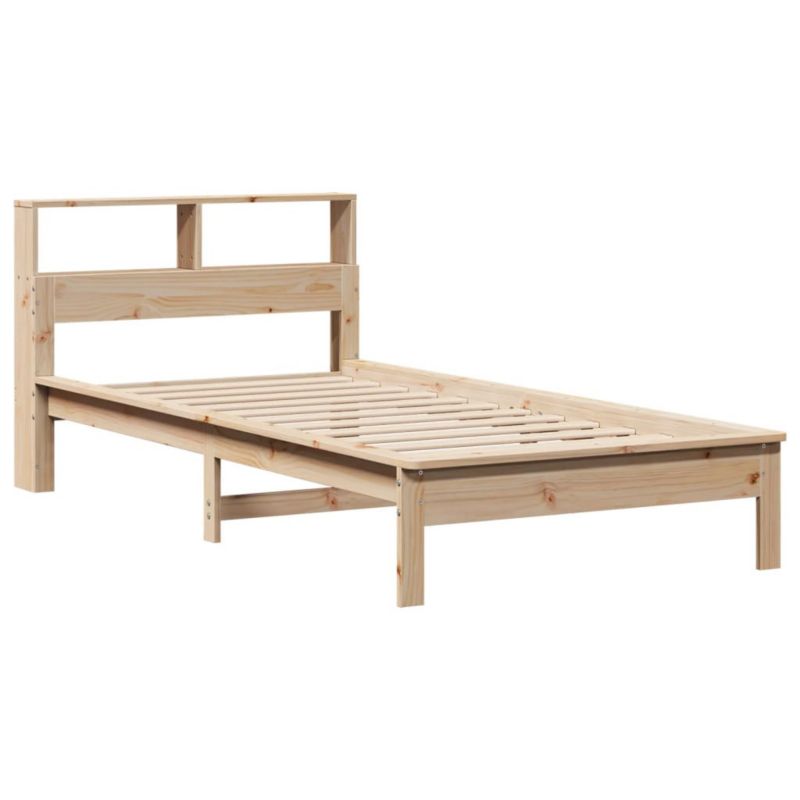 Łóżko drewniane WaszeMeble 100x200 cm brązowe WM-855717 1 szt.