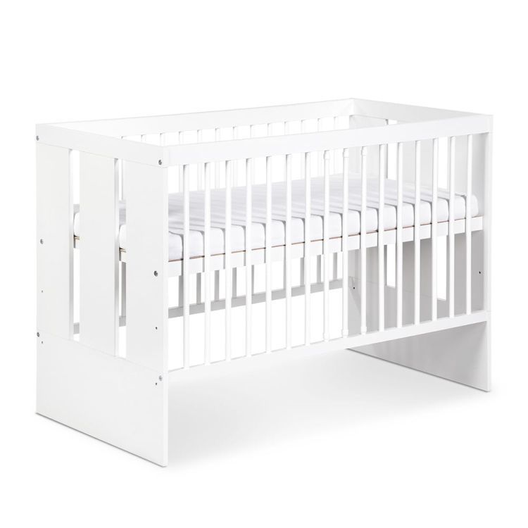 Łóżeczko Little Sky dziecięce PAULA 120x60 białe 1 szt