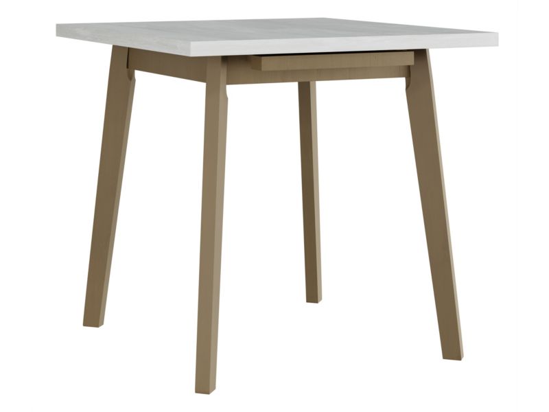 Stół kwadratowy rozkładany MIRJAN 24 Oslo I L 80x80/110 biały + sonoma 1 szt.
