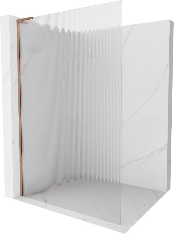 Ścianka prysznicowa Mexen Kioto miedź szczotkowana 100 x 200 cm 800-100-103-65-09 1 szt.