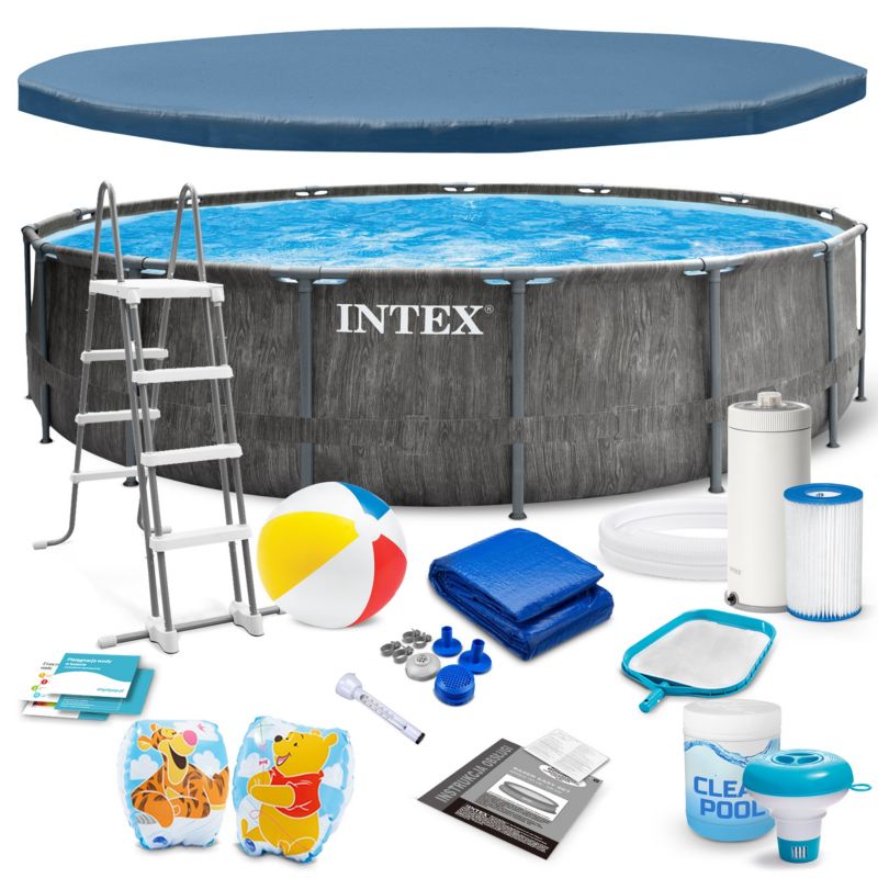 Basen ogrodowy stelażowy Intex 457x122 zestaw 18w1 26742 1szt.