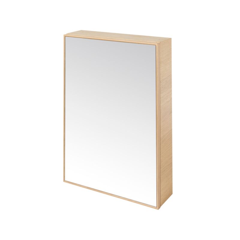Szafka z lustrem GoodHome Avela 50 cm drewno