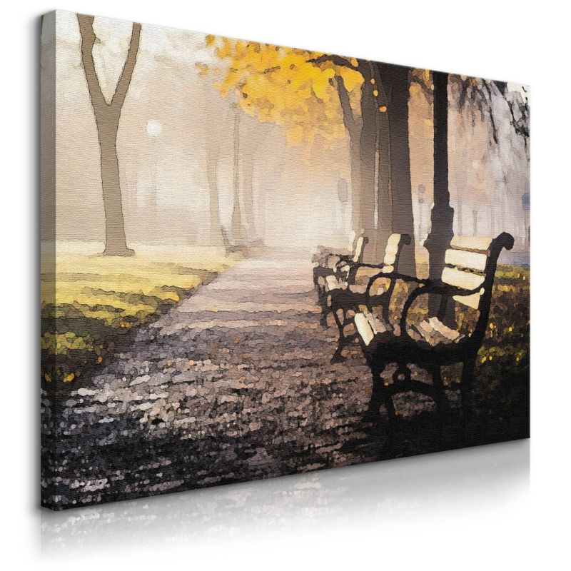 Obraz Muralo Sypialni Park Natura Malarstwo Jesień 30x20 cm 1 szt.