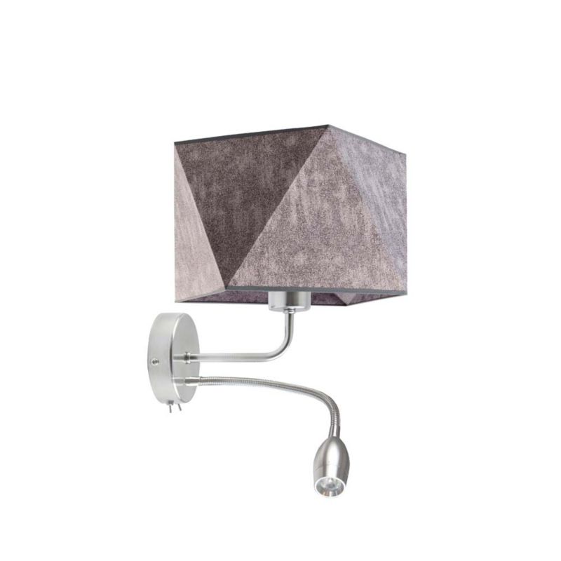 Kinkiet Volta Light Factory Blues Beton Abażur 1xE27 1szt.