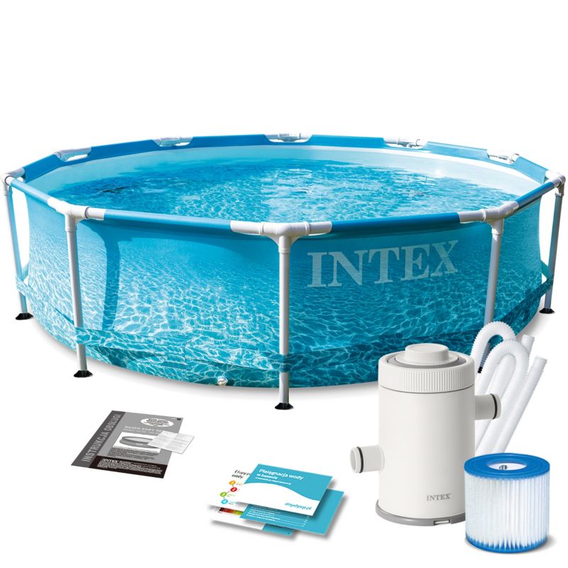 Basen ogrodowy Intex stelażowy z pompą 305x76cm 28208 1szt.
