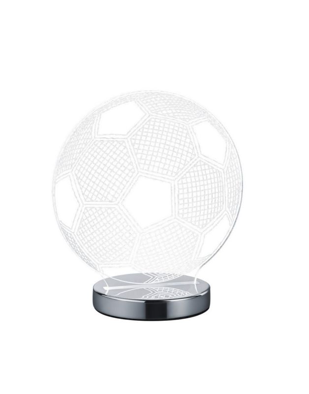 Lampka stołowa RL Keith srebrno-przezroczysty LED 7W 2700K-6400K 400lm IP20 wym: 22 x 20 x 12 cm akryl - 1 szt.