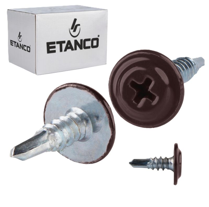 Wkręty podkładkowe Etanco GM-B 4,2x13 mm samowiercące RAL 8017 250szt