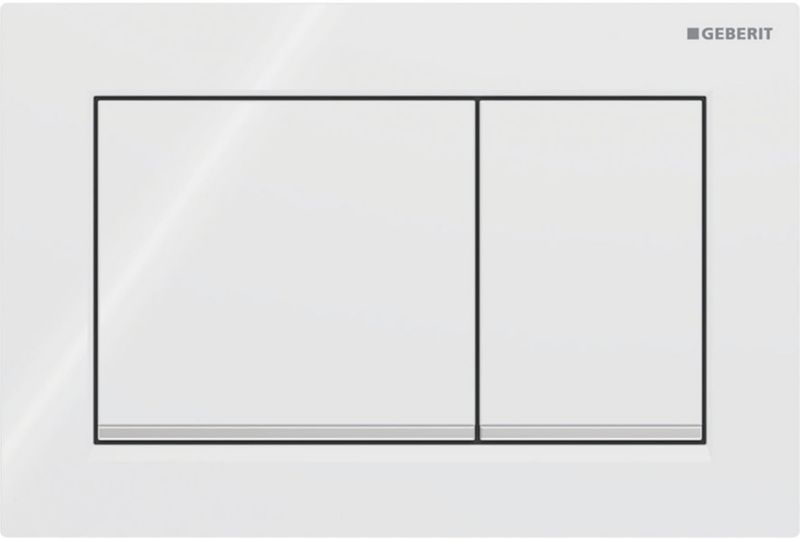 Przycisk spłukujący Geberit Omega20 do WC chrom błyszczący/biały 1 szt.