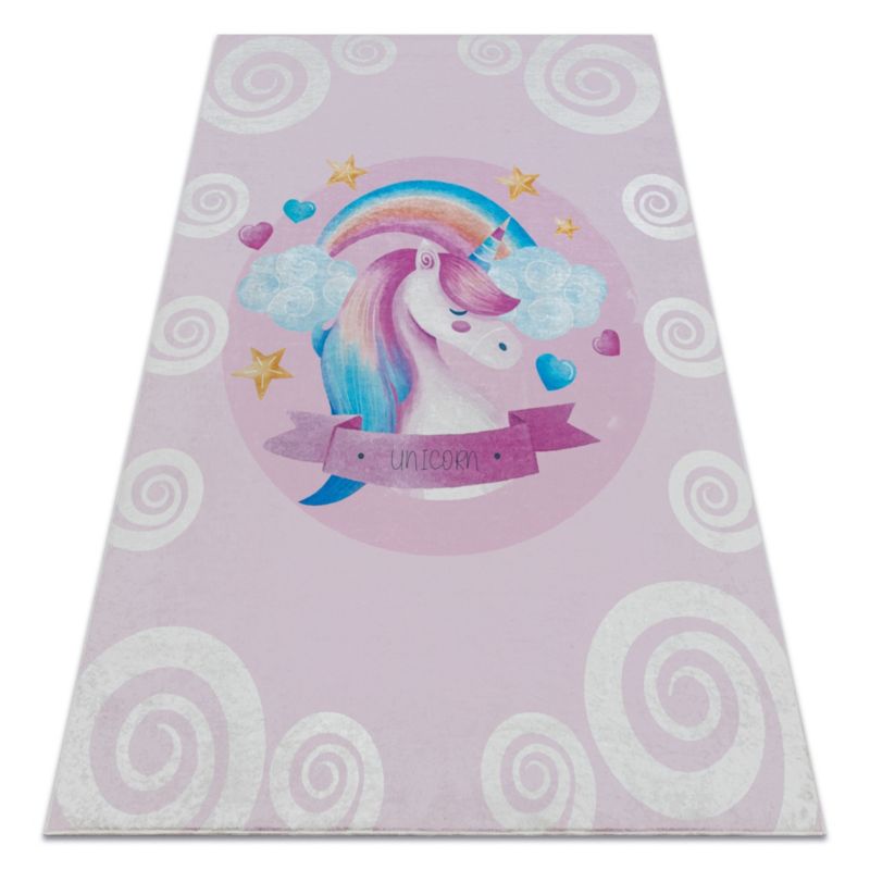 Dywan dla dzieci Bambino RugsX 140x200 cm róż DE077 1 szt.
