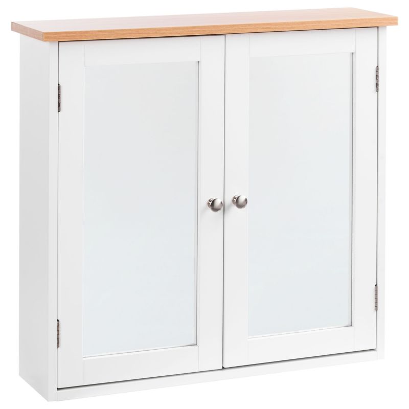Szafka wisząca łazienkowa z lustrem Alamos 65 cm 60 cm Biały 1szt.