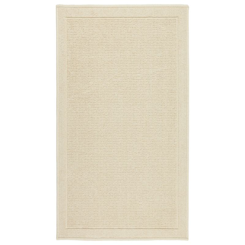 Dywanik łazienkowy Lino 73x135 cm e-floor bawełna egipska ramka beżowy 1 szt