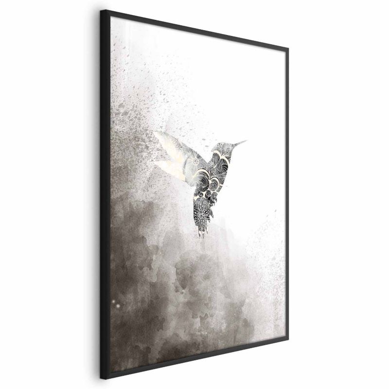Plakat Artgeist Etniczny koliber 21x30 cm z ramą czarną 1 szt