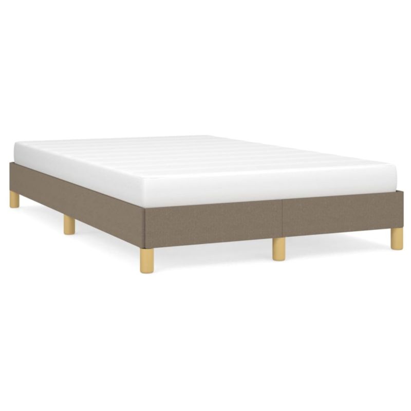 Rama łóżka bez materaca taupe tkanina WaszeMeble 120x190 WM-379493 1 szt.