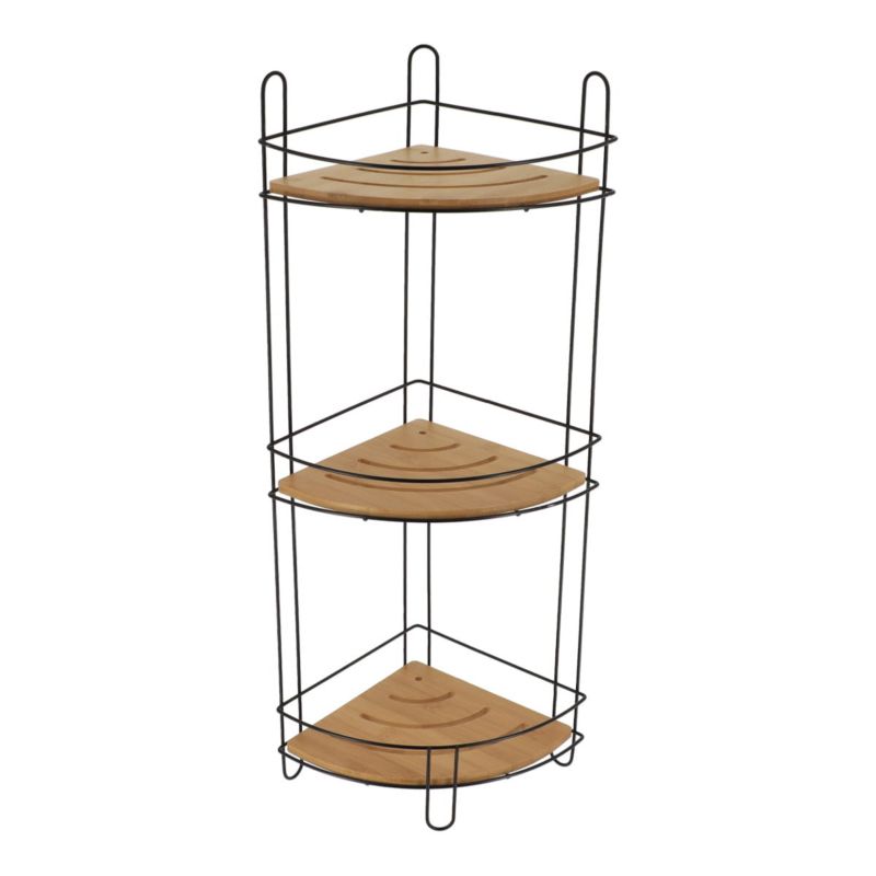 Trzypoziomowa półka Venterra Black Tendance brąz czarny 61 cm 1 szt.