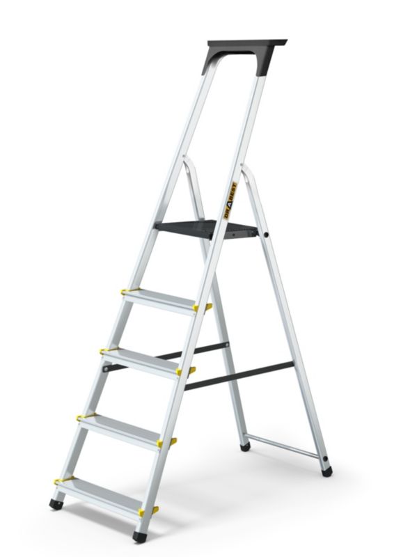 Drabina aluminiowa Drabest 5-stopniowa 150 kg