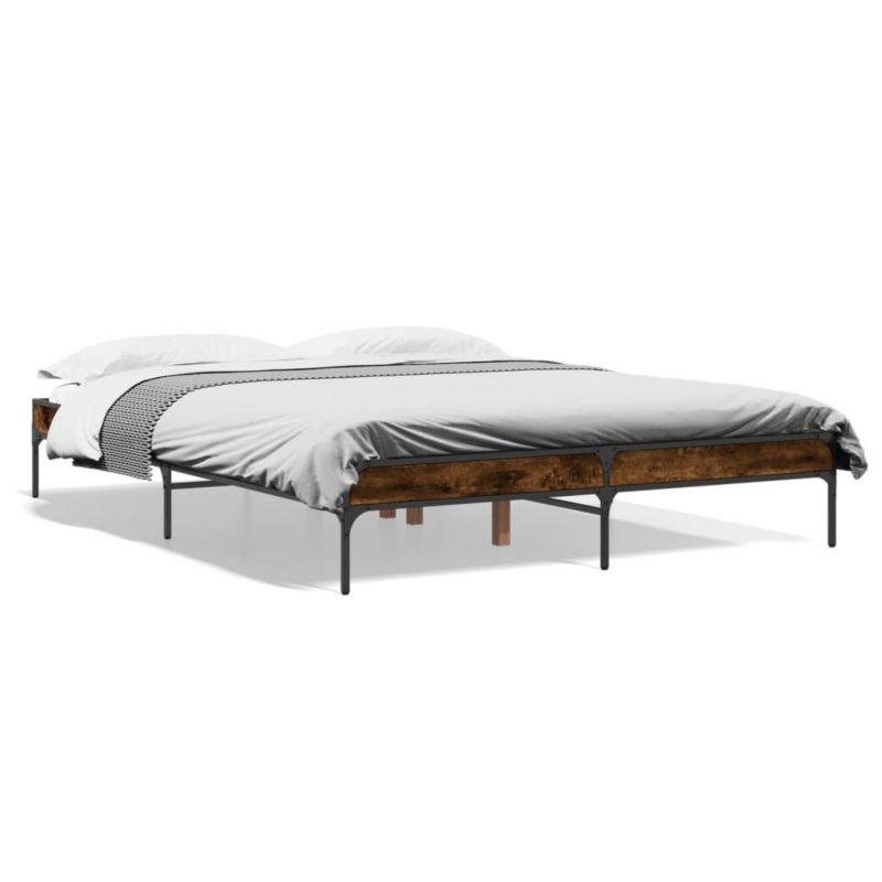 Łóżko metalowe WaszeMeble 150x200 cm brązowe WM-845013 1 szt.