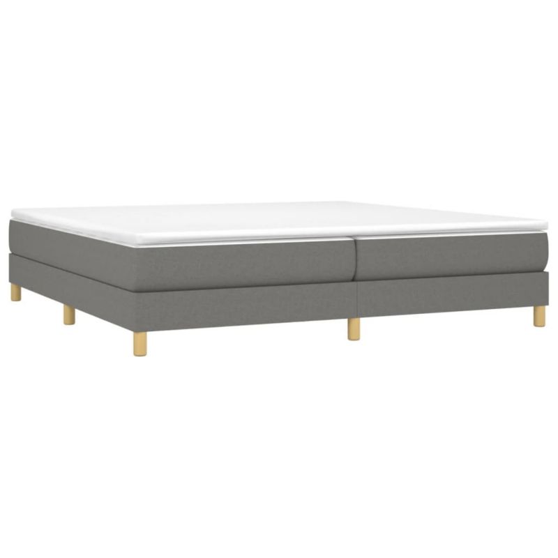 Łóżko tapicerowane WaszeMeble 200x200 cm ciemnoszara WM-3120639 1 szt.