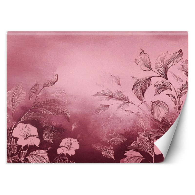 Fototapeta Feeby Abstrakcja Kwiaty Różowy 350x245 1 szt