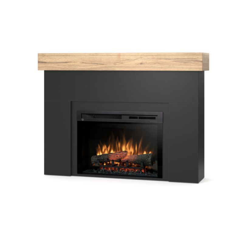 Kominek elektryczny Warmtec Aven 1400W 26" XHD czarny, jasny dąb 1 szt.