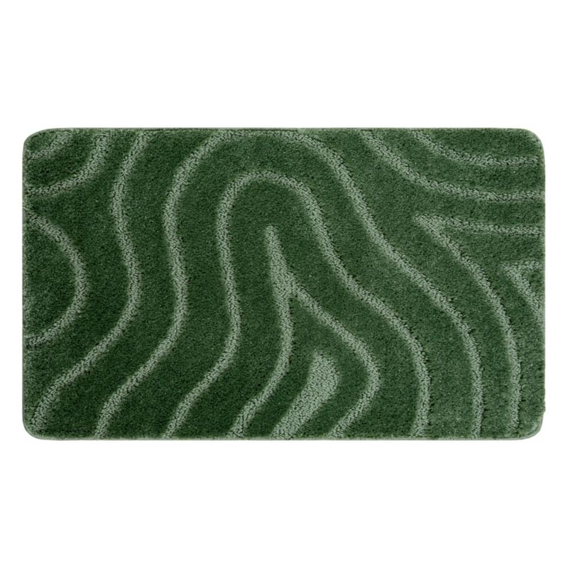 Dywanik łazienkowy Dywaniki łazienkowe RugsX 60x100 cm zieleń KPL313 1 szt.