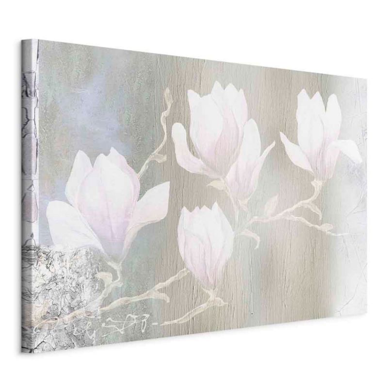 Obraz Artgeist Białe magnolie 90 x 60 cm płótno włoskie 1 szt