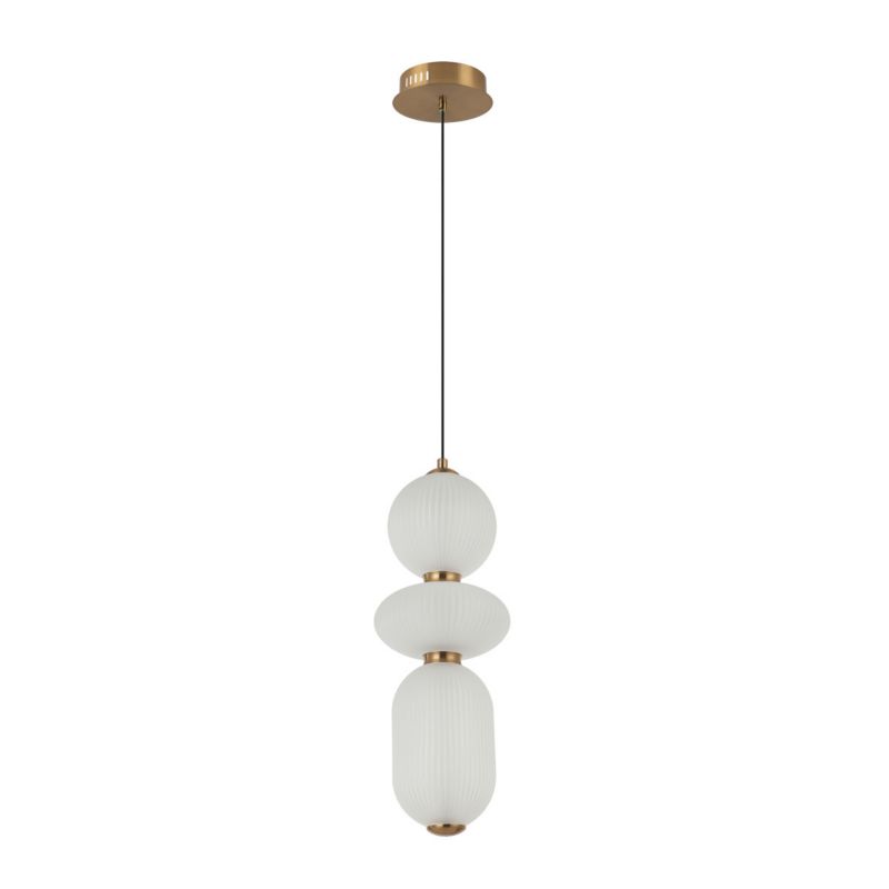 Lampa wisząca Italux NICO złota 1 x LED 15W 1492lm wym:148x15x15cm IP20 -1 szt.