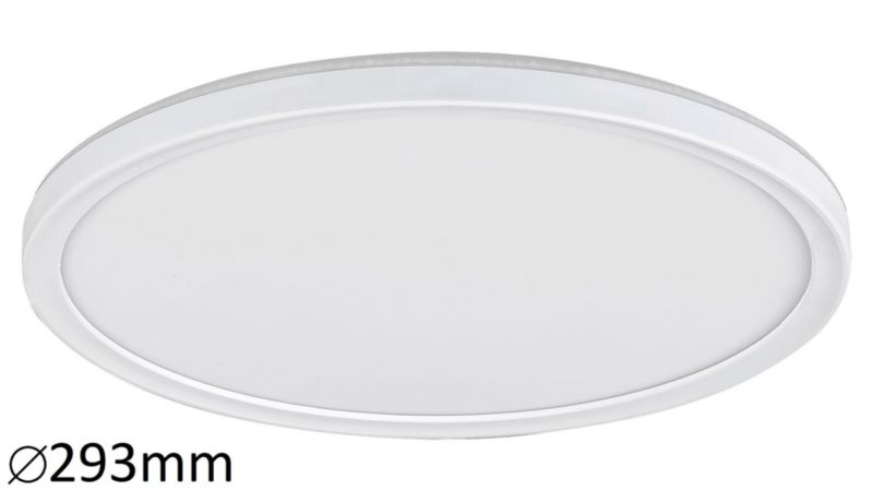 Oprawa sufitowa wpuszczana Rabalux Pavel biała LED 18W 4000K 1700lm IP20 wym: 2,8 x 29,3 x 29,3 cm okrągła - 1 szt.