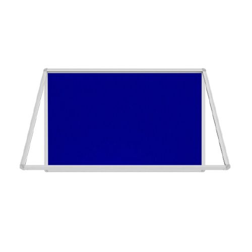 Gablota informacyjna wewnętrzna ALLboards 90x60 cm powierzchnia filcowa niebieska 1 szt.