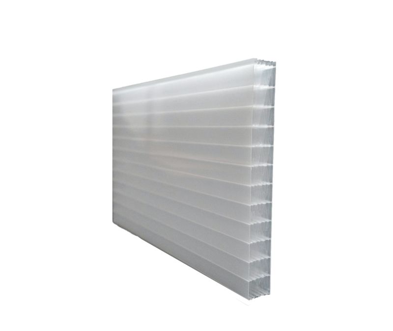 Poliwęglan komorowy TECH-PLAST 25mm opal mleczny 2,10 x 3,50m X-premium 1 szt.