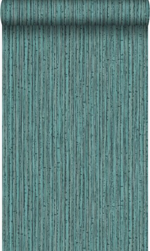 Tapeta Origin Wallcoverings bambus morskiej zieleni 53 cm x 10.05 m - 1 rol.