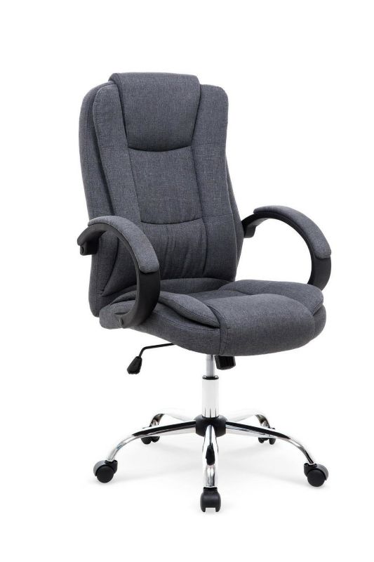 Fotel biurowy ergonomiczny Motion INTESI szary obrotowy z regulacją wysokości do biura 1 szt.