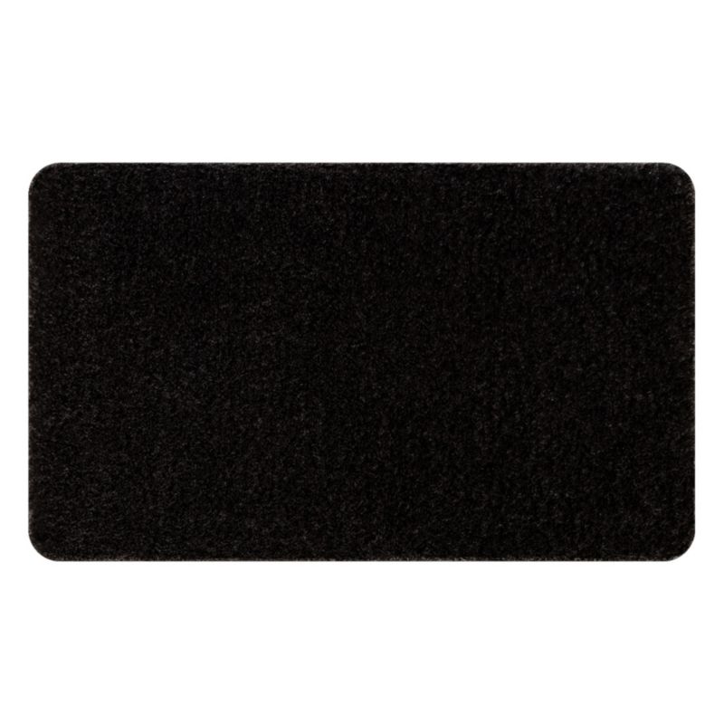Dywanik łazienkowy Dywaniki łazienkowe RugsX 60x100 cm czarny KPL214 1 szt.