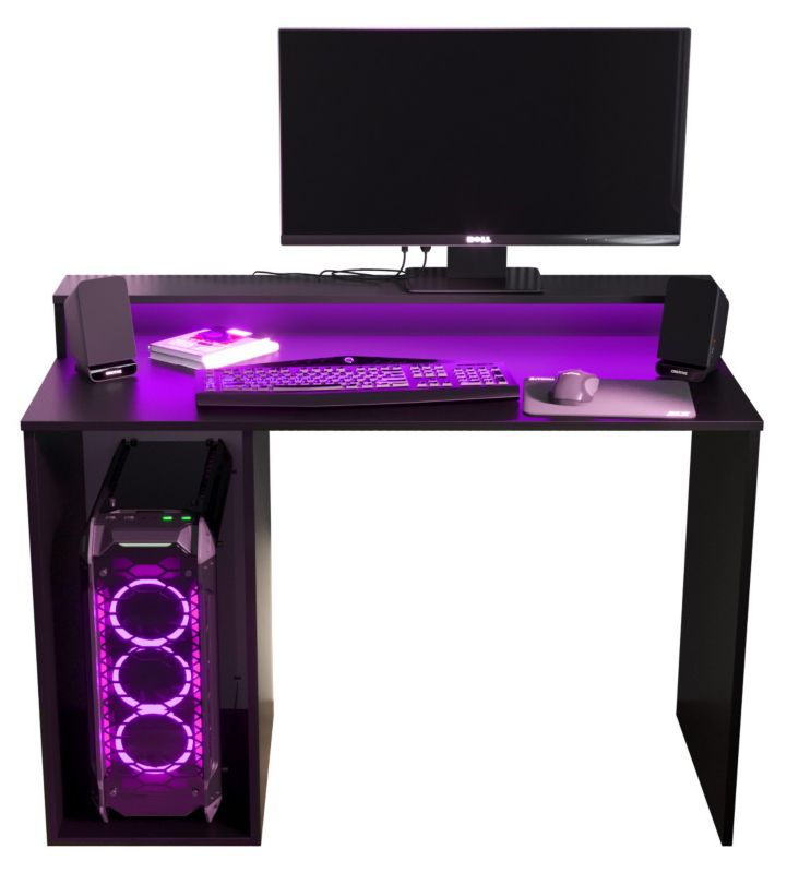 Biurko gamingowe Abiks GAMER 2 czarny 1 szt.