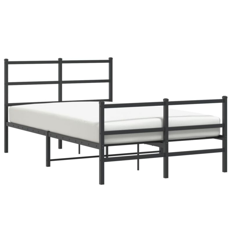 Rama łóżka WaszeMeble 120x200 cm Czarny metal WM-355380 1 szt.