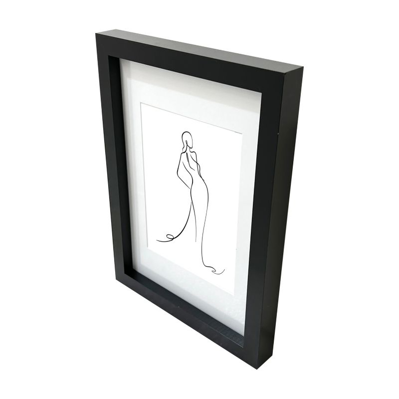 Ramka na zdjęcia GoodHome Islande 21 x 29,7 cm czarna