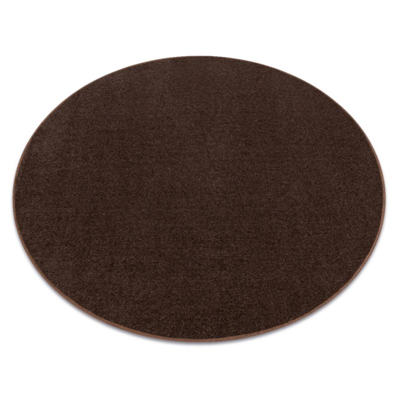 Dywan RugsX koło 100 cm brąz 154317 1 szt.