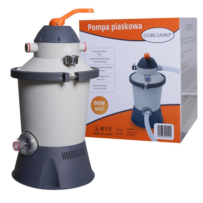 Pompa Corciano do Basenu Filtrująca Piaskowa Corciano 3785 litrów 90W 1szt.